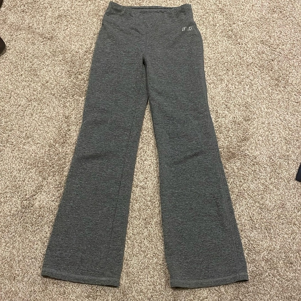 Grey Justice flare leggings
